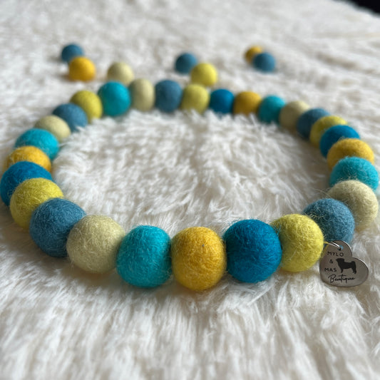 Dog Pom Pom Necklace - Minions