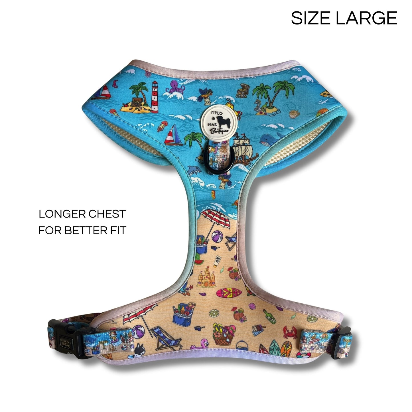 Dog Adjustable Harness - Sun of a Beach