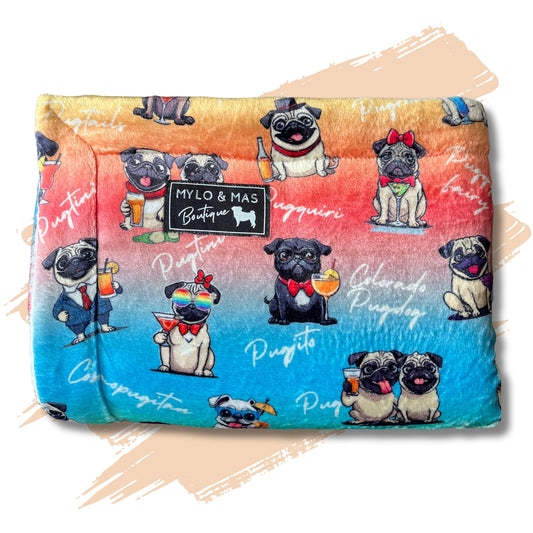 Dog Blanket - Oh My Pug!