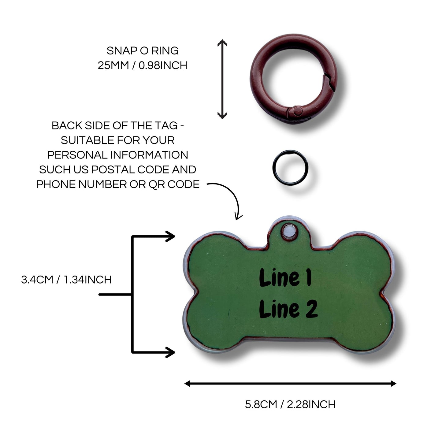 Dog Resin ID Tag - Supaw Trooper