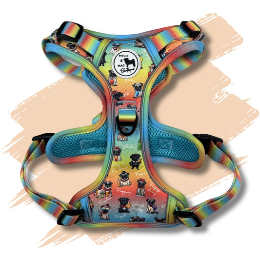 Mighty Hounds™ XL Dog Harness - Oh My Pug!