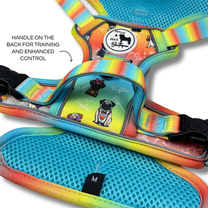 Mighty Hounds™ XL Dog Harness - Oh My Pug!